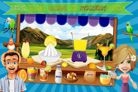 Fruity Summer Drink Fever - Play Free Fun Frozen Juicy Drink Maker Kids Game screenshot 4