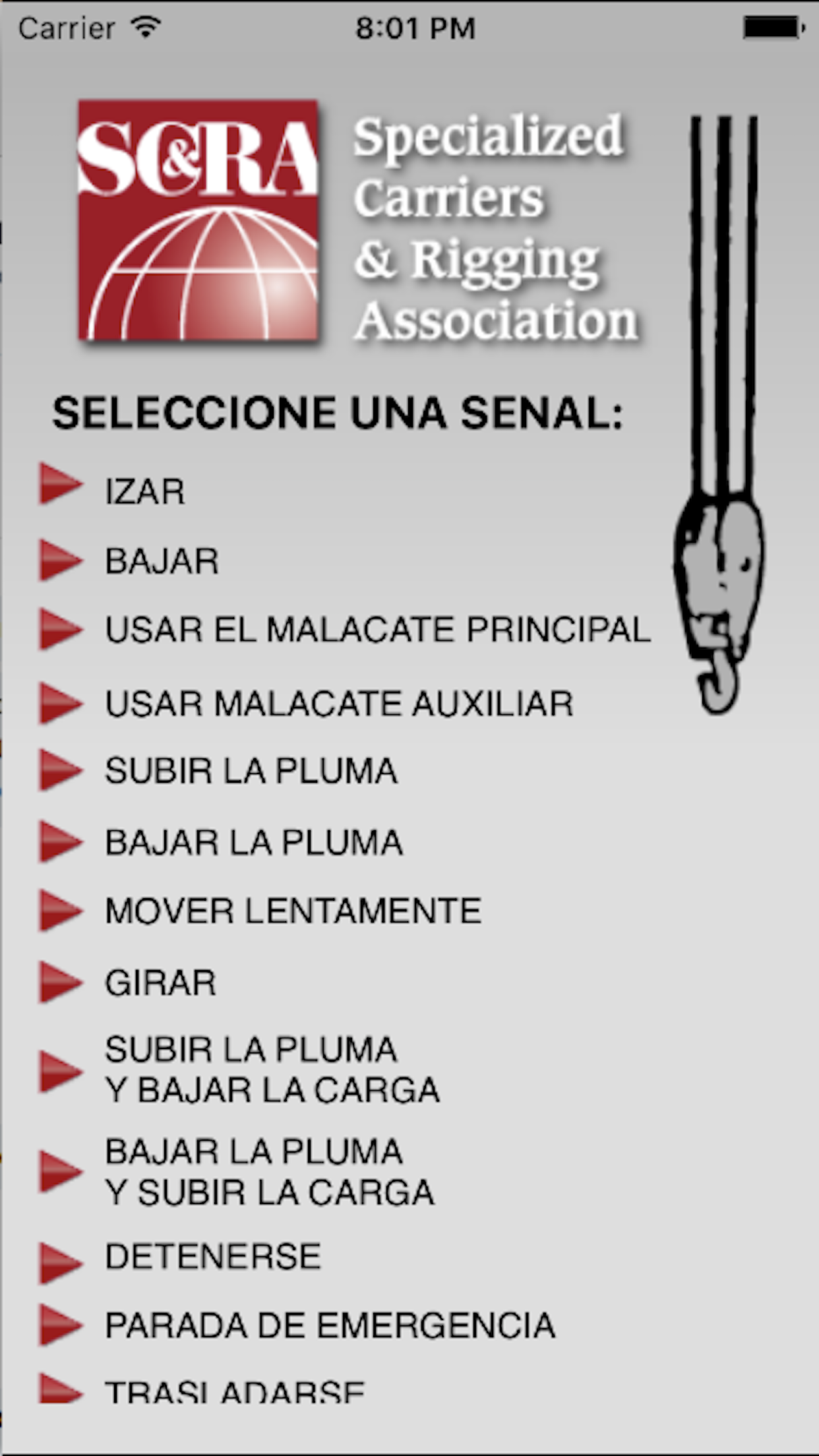 Crane Operator Hand Signals screenshot 3