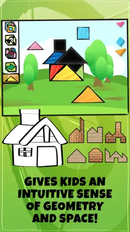 Game screenshot Kids Doodle & Discover: Houses, Cartoon Tangram apk
