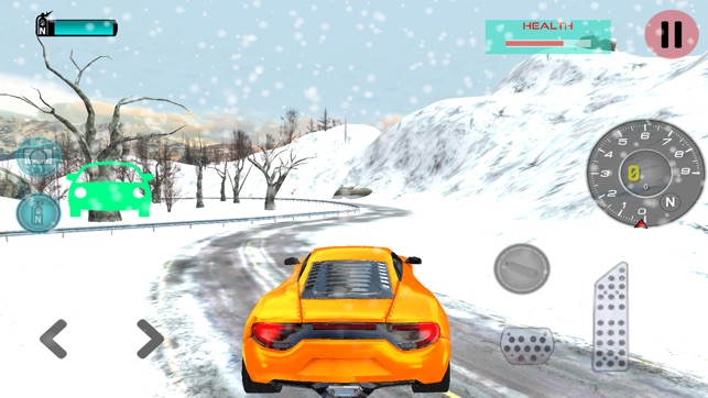 Car Driving 3D : Free Snow Hill Landscape Simulator 2016(圖2)-速報App