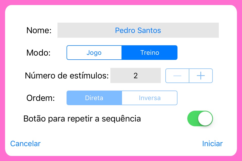 Memória Auditiva: Números Lite screenshot 3