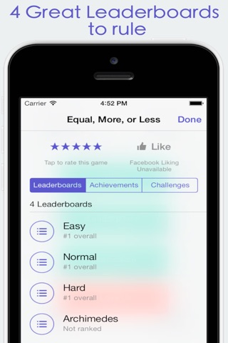 Equal, More, or Less - A fun, addictive math game screenshot 4