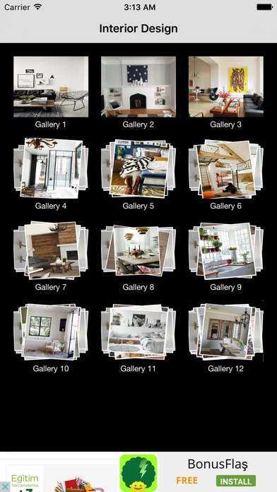 Free Interior Design Ideas app screenshot