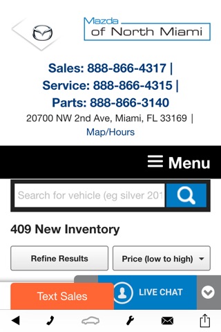 Mazda of North Miami screenshot 3