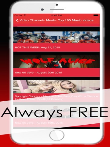 VTube - Free Video & Music player iPad screenshot 4 - Music app