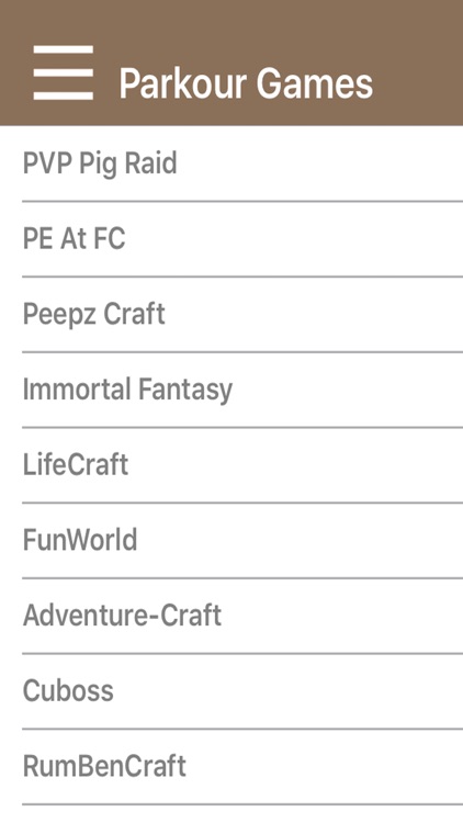 Parkour Servers For Minecraft Pocket Edition