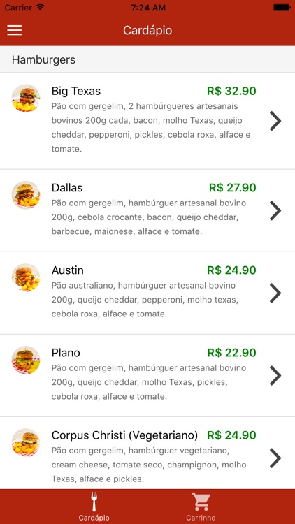 Hamburgueria Texas - Delivery BH