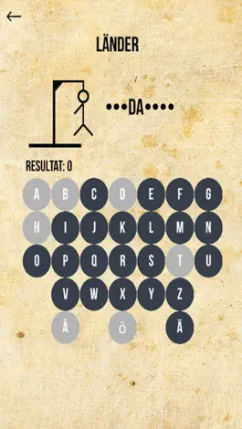 Game screenshot Hänga gubbe på svenska - Hangman game apk