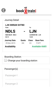 BookMyTrain screenshot #3 for iPhone