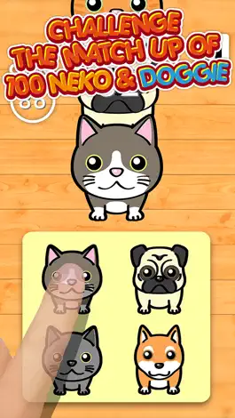 Game screenshot Neko & Doggie 100 Pets - Littlest Furry Friendly MatchUp Contest apk