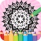 Adult Coloring Book Mandala - Free Fun Games for Stress Bringing Relax Curative Relieving Color Therapy