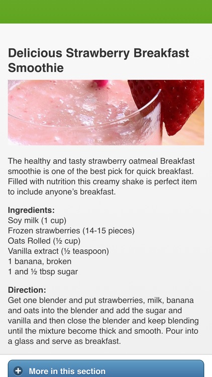 Simple Smoothie Recipes DA