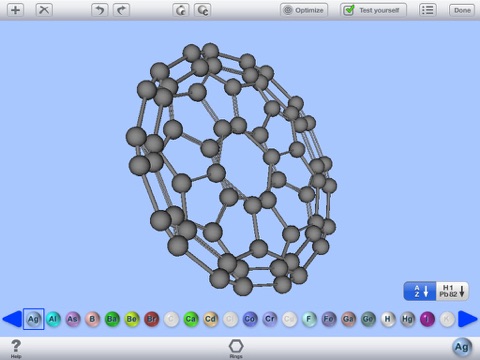 Screenshot #6 pour 3D Molecules Editor