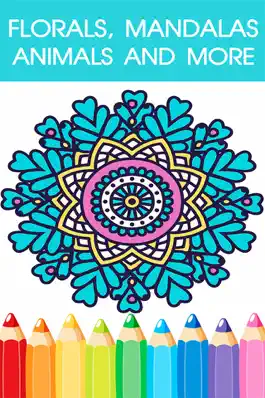 Game screenshot Mandala Coloring Book - Adult Colors Therapy Free Stress Relieving Pages 2 apk