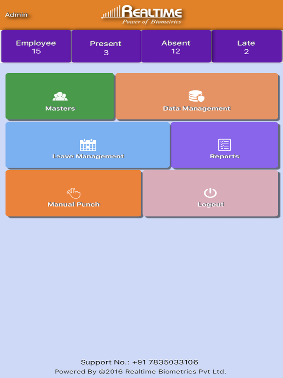 Screenshot #5 pour Free Realtime Attendance