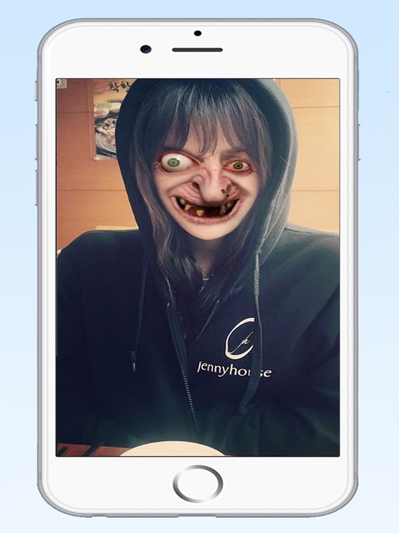 Zombie Photo Booth Editor - Scary Face Maker Camera to Make Horror Vampire, Funny Ghost, and Demon Wallpaper iPad screenshot