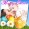 Happy Easter Photo Frames and Stickers