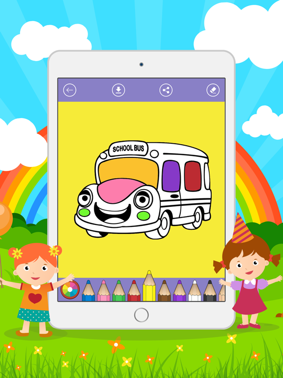 Screenshot #5 pour Livre à colorier des voitures pour les enfants: Jeu des automobiles pour apprendre à dessiner une image. (Coloring book : Car)