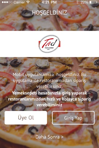 Tad Pizza Burger screenshot 2