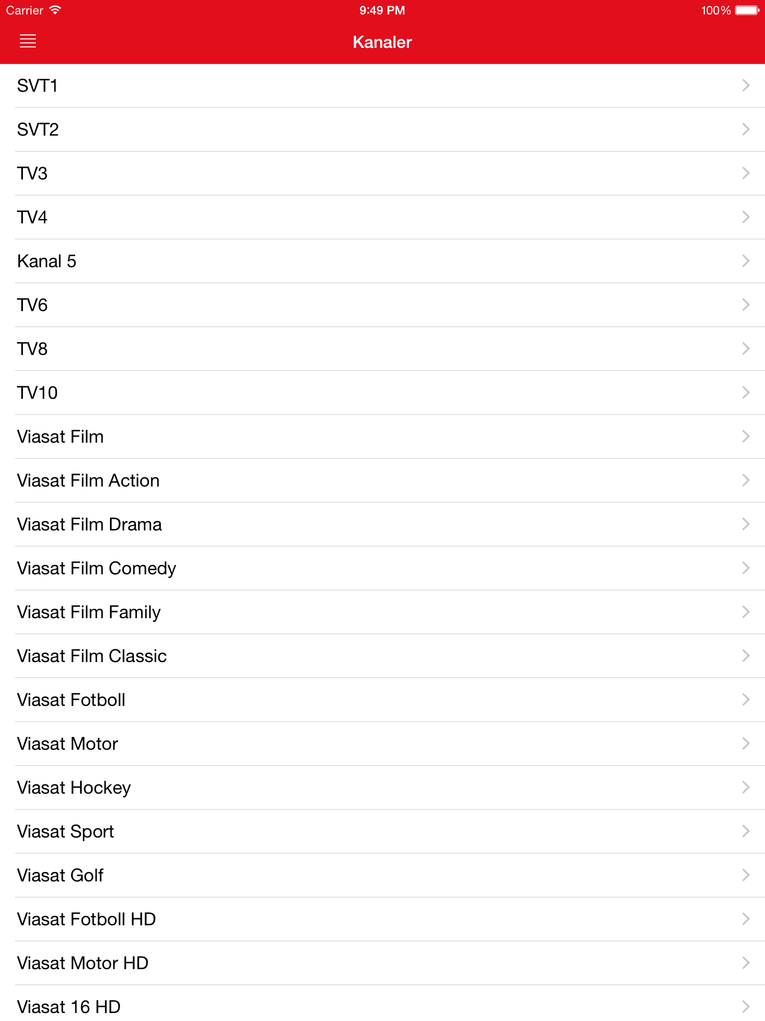 Svensk Gratis TV Guide screenshot 5