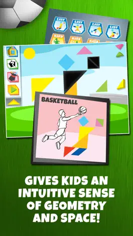 Game screenshot Kids Learning Puzzles: Sports, My K12 Tangram apk