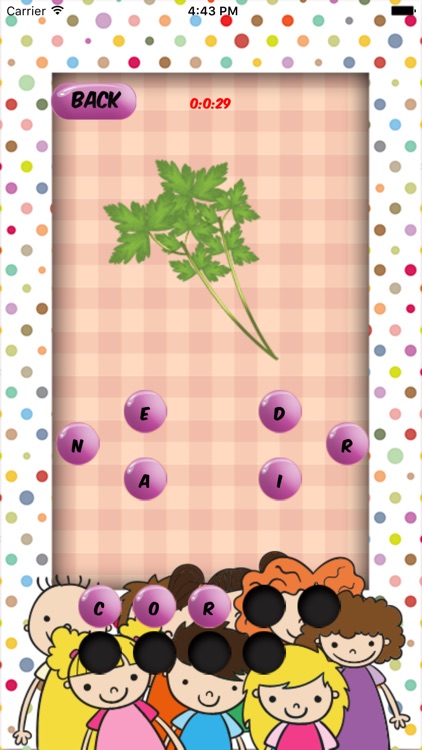 Spell Checker Puzzle Game - Vegetable Theme screenshot-4
