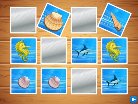 Find The Pairs - The Ocean Edition iPad screenshot