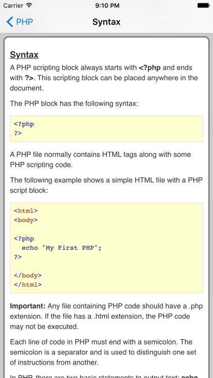 PHP Pro Quick Guide