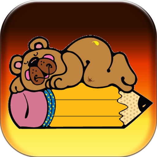 Baby Animals Coloring Book :Paint Bird Monkey Lion Rabbit Dog Elephant and more iOS App