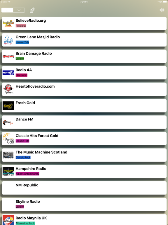 Screenshot #4 pour Radio  - Listen Music , Streaming , News - British Radios FM
