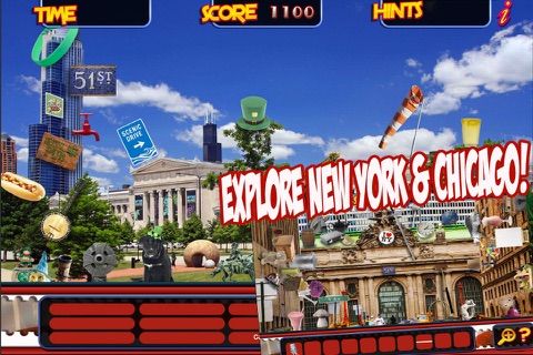 New York to Chicago Quest Travel Time – Hidden Object Spot and Find Objects Differences screenshot 4