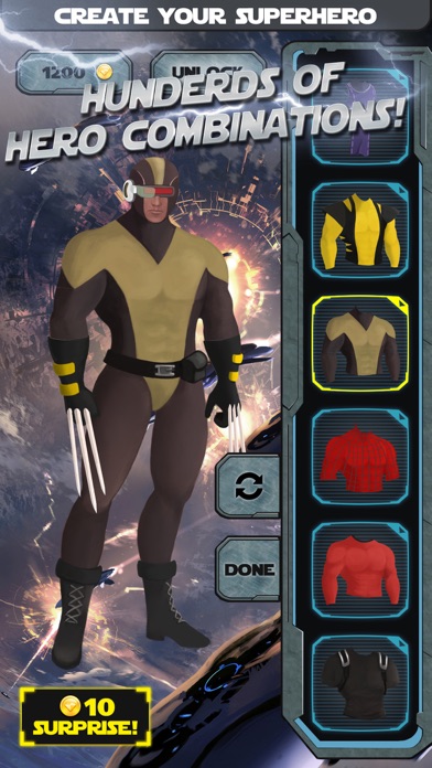Screenshot #2 pour Superhero Creator - Super Hero Character Costume Maker & Dress Up Game for Man FREE