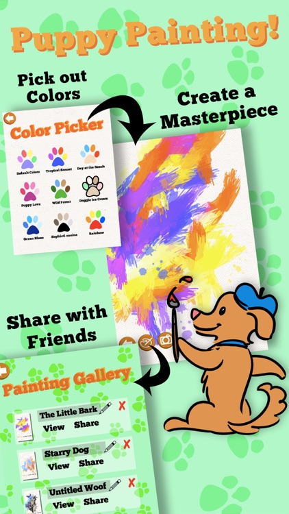 App for Dog FREE - Puppy Painting, Button and Clicker Training Activity Games for Dogs