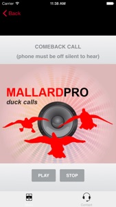 DuckPro Duck Calls - Duck Hunting Calls for Mallards - BLUETOOTH COMPATIBLE screenshot #4 for iPhone