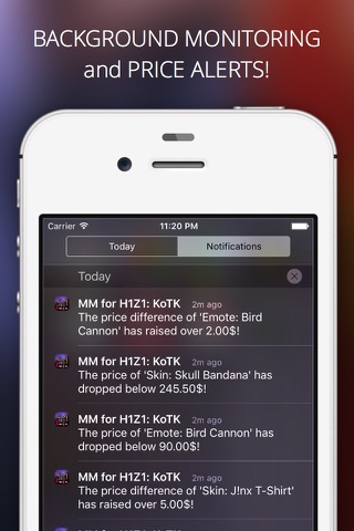 Market Monitor for H1Z1 : King of the Kill screenshot 4