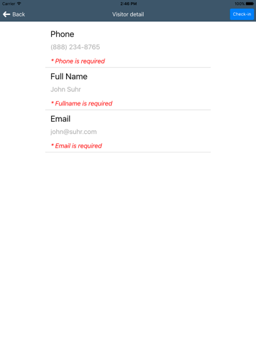 Screenshot #5 pour Checkin Kiosk
