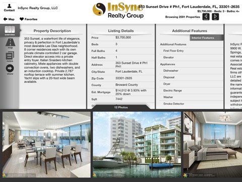 InSync Realty Group for iPad screenshot 3