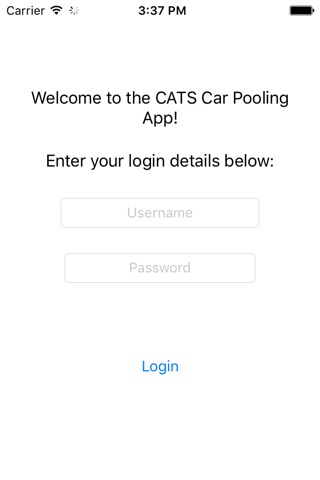 CATS Car Pooling screenshot 3