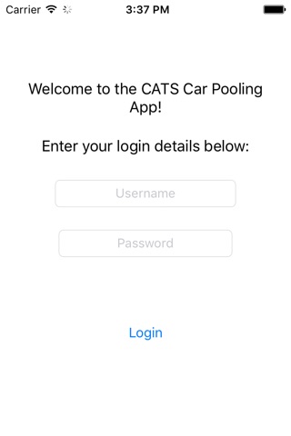CATS Car Pooling screenshot 3