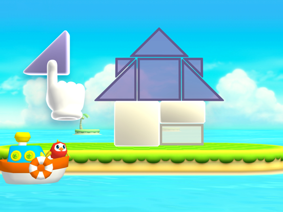 Screenshot #2 for Shapes Builder - Educational tangram puzzle game for preschool children by Play Toddlers (Free Version)
