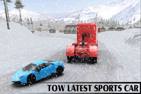 Offroad Snow Tow Truck Driver – Modern Cars & Heavy Vehicle Puller screenshot 3