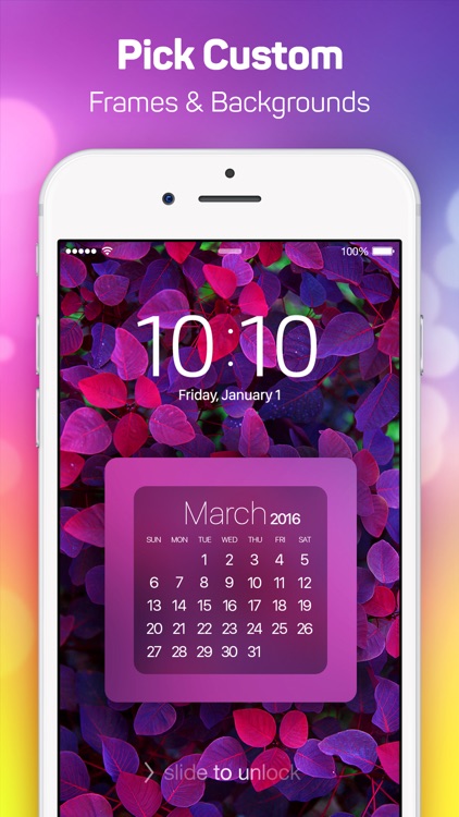 Lock Screen Designer Free - Lockscreen Themes and Live Wallpapers for iPhone.