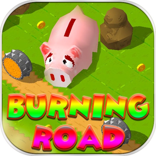 Burning Road Icon