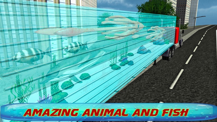 Transport Truck Sea Animals 3D