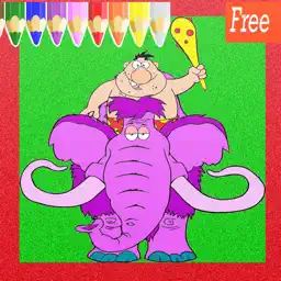 Extinct  Animals Cute  Art Pad : Learn to painting and drawing coloring pages printable for kids free app icon