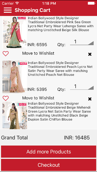 Screenshot #1 pour OdhniSarees