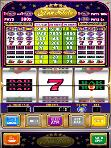 Fun Free Slot Machine Vegas Classic Slots Fortune Wheel Game iPad screenshot 5 - Games app