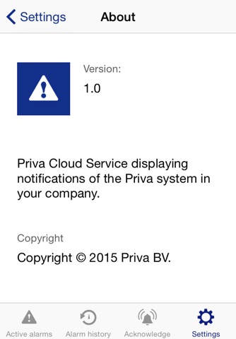 Priva Alarms Classic screenshot 4