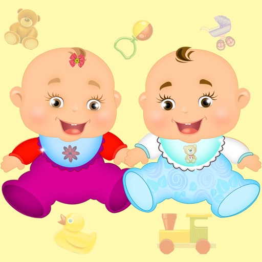 Newborn Twins Baby Care - Girls Day Care Icon