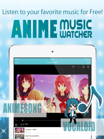 Screenshot #4 pour anime music watcher (Free) - Japanese anison and vocaloid for YouTube